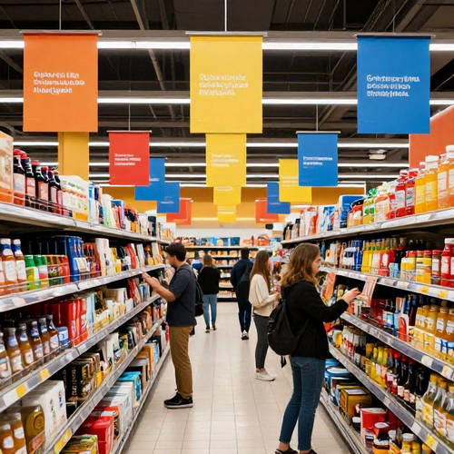 Placas para Supermercado: Melhore a Experiência de Compra dos Seus Clientes