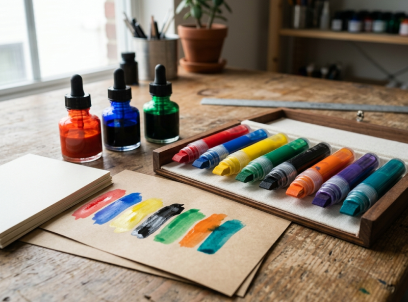 Caneta Pôster Kit: Transforme sua Criatividade em Arte Vibrante