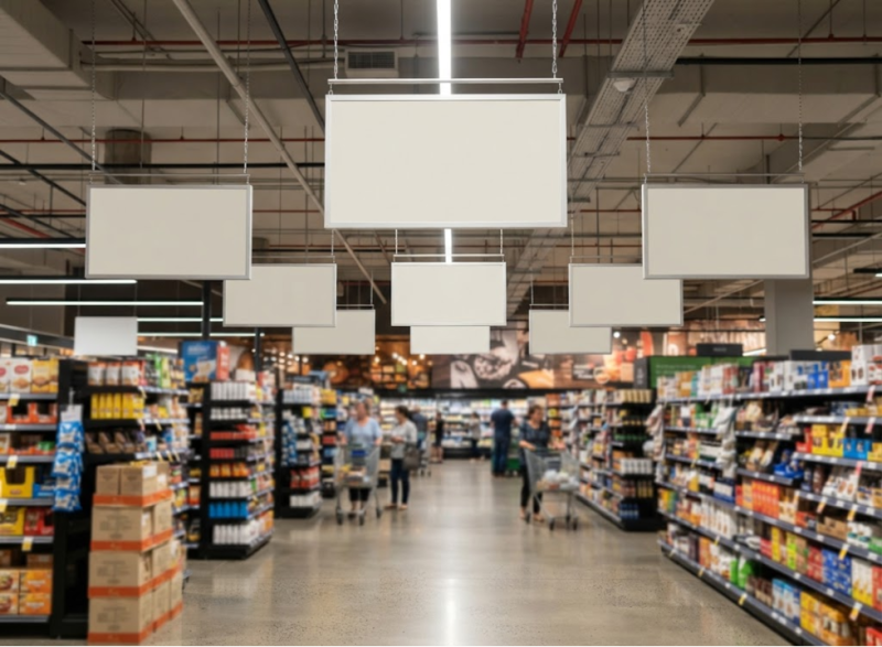 Guia Completo para Escolher Placas para Supermercado que Atraem Clientes e Otimizam a Organização