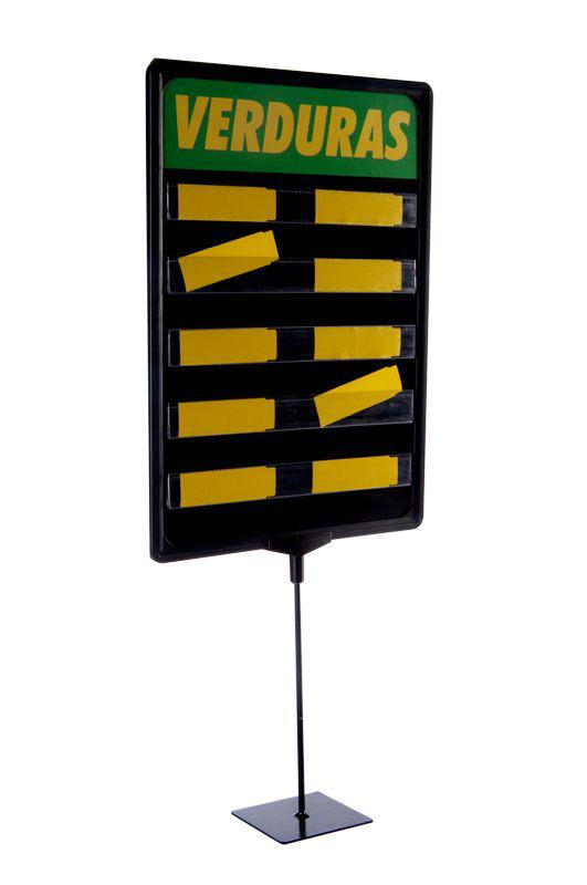 Pedestal com Porta-Etiquetas